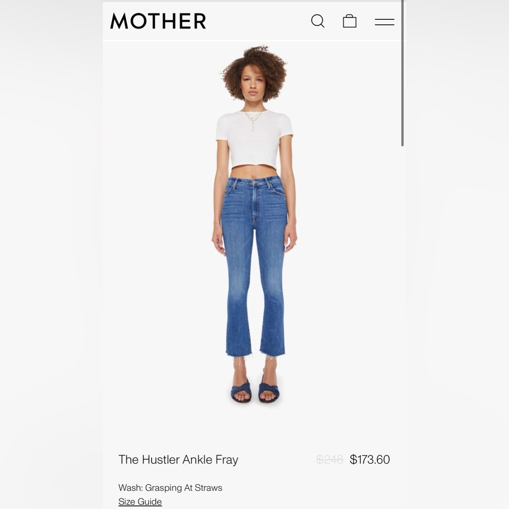 Mother Hustler Ankle Fray